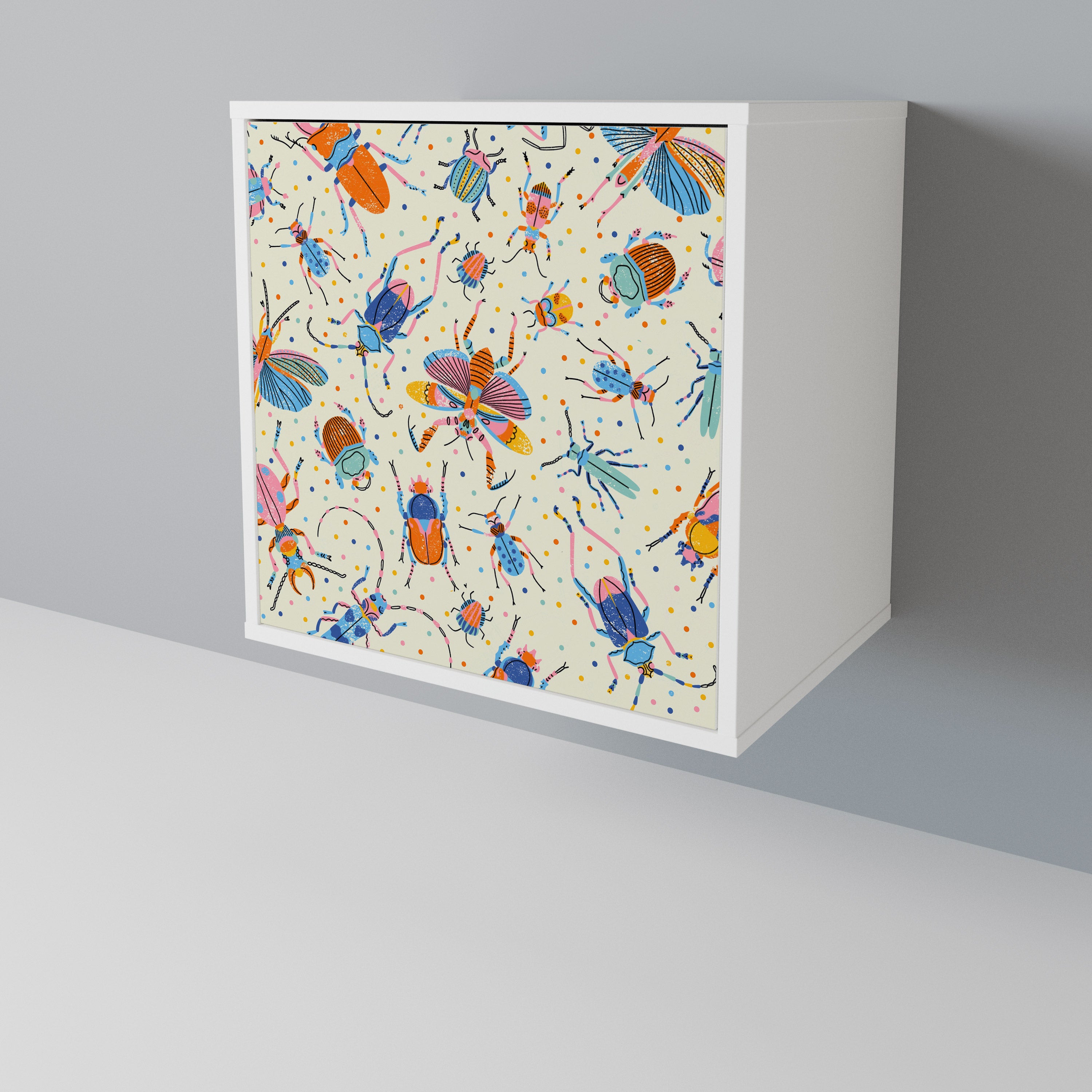 COLORFUL INSECTS 1-Door Sideboard