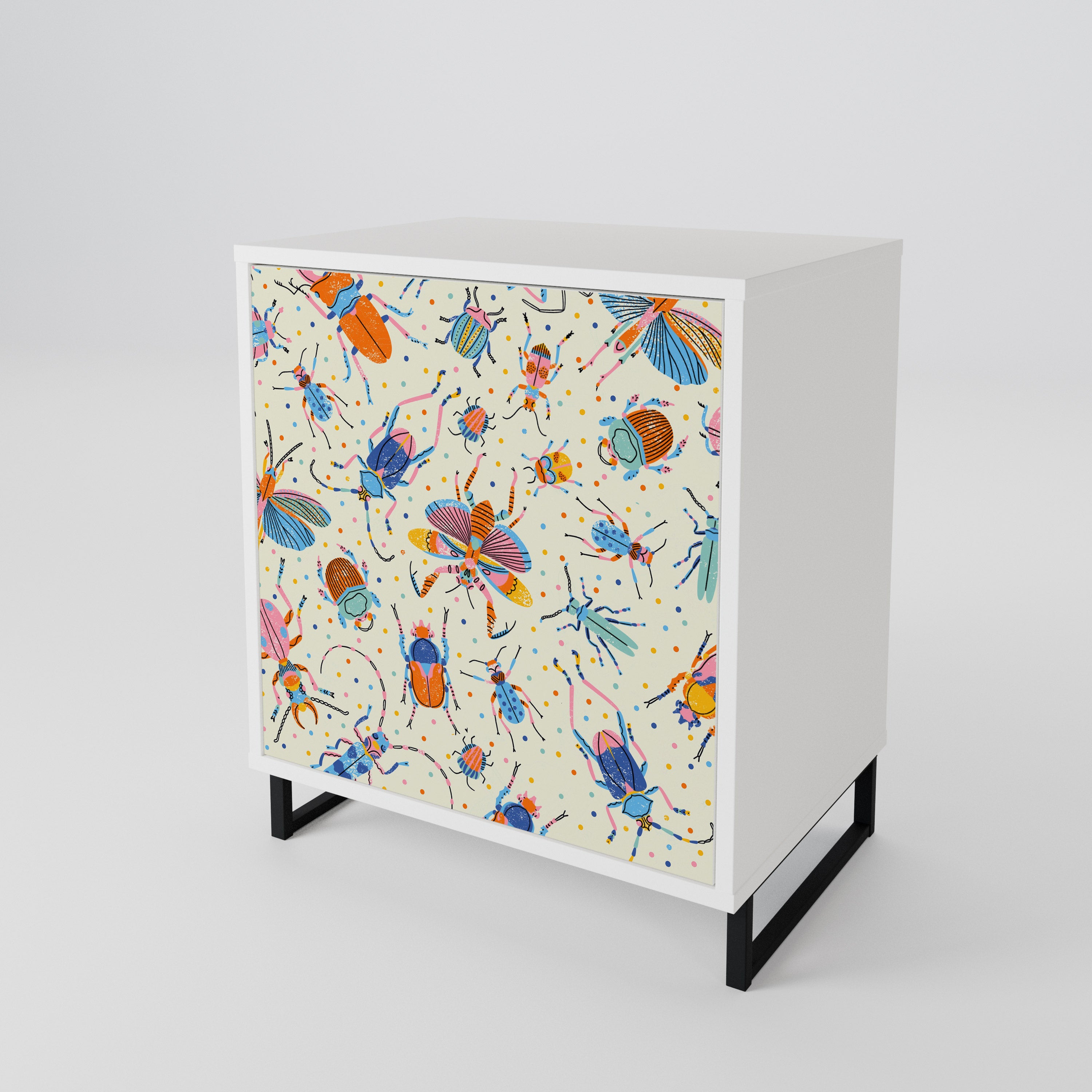 COLORFUL INSECTS 1-Door Sideboard