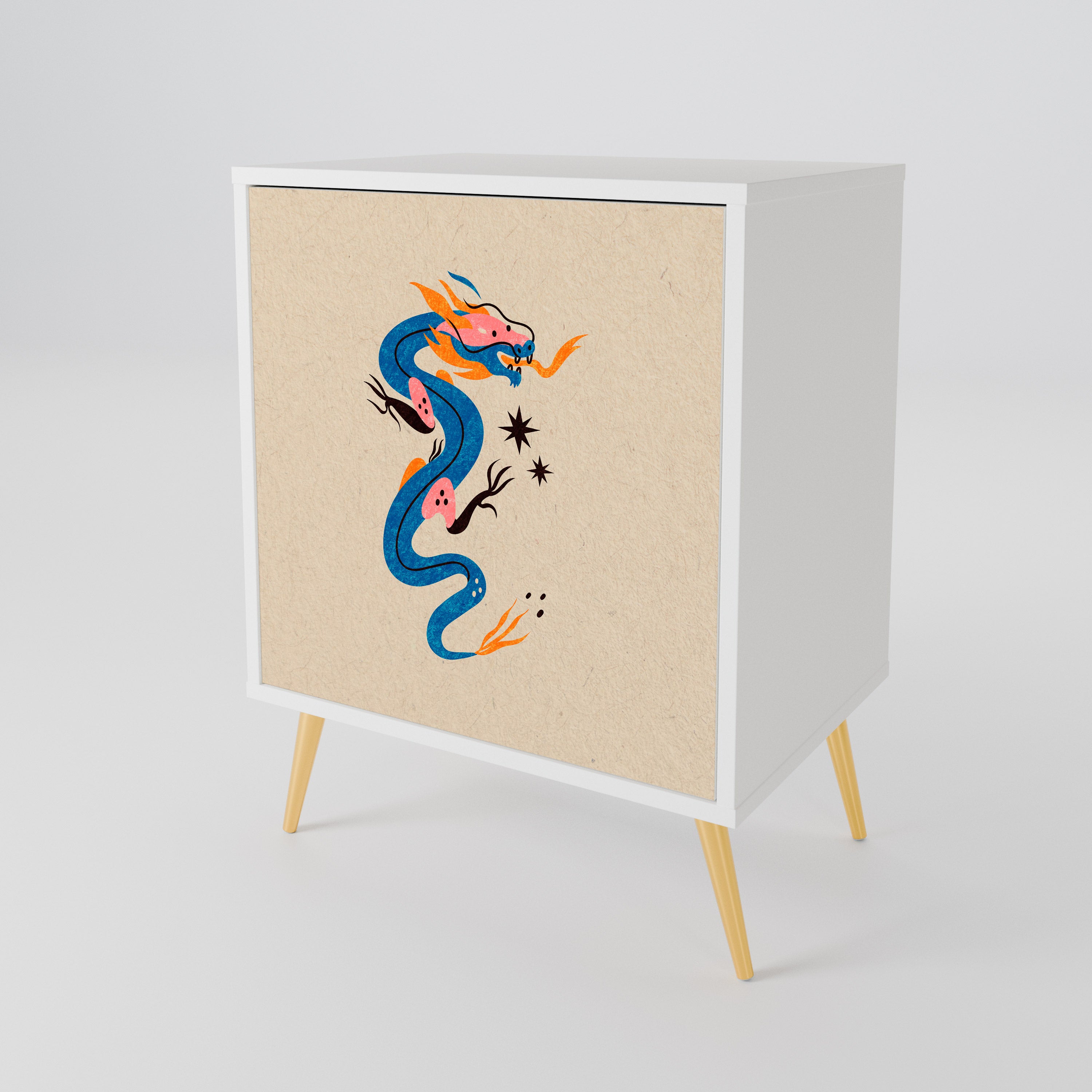 MYTHOLOGICAL CREATURES 1-Door Sideboard