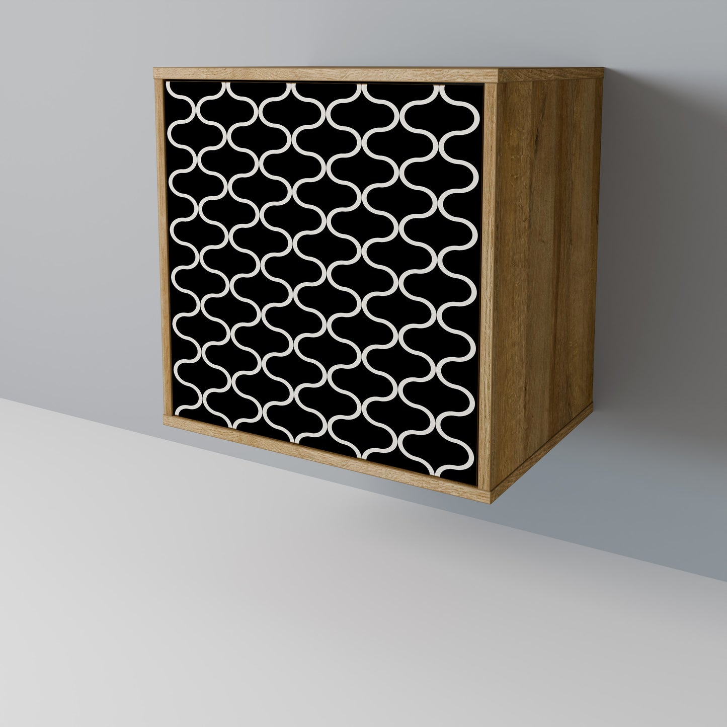 TESSELATED BLACKNESS 1-türiges Sideboard
