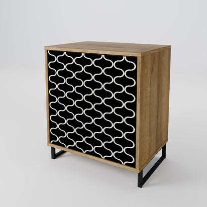 TESSELATED BLACKNESS 1-türiges Sideboard