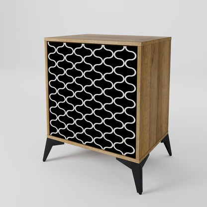 TESSELATED BLACKNESS 1-türiges Sideboard