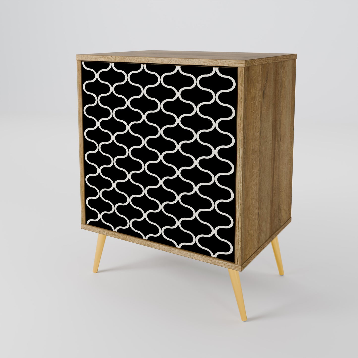 TESSELATED BLACKNESS 1-türiges Sideboard
