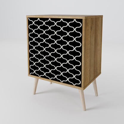 TESSELATED BLACKNESS 1-türiges Sideboard