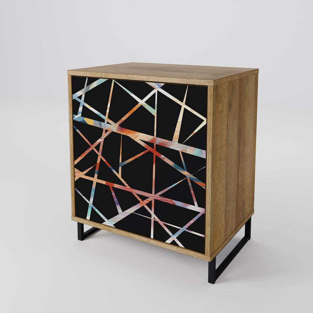 POLYGON VERVE Sideboard mit 1 Tür in Eiche-Optik