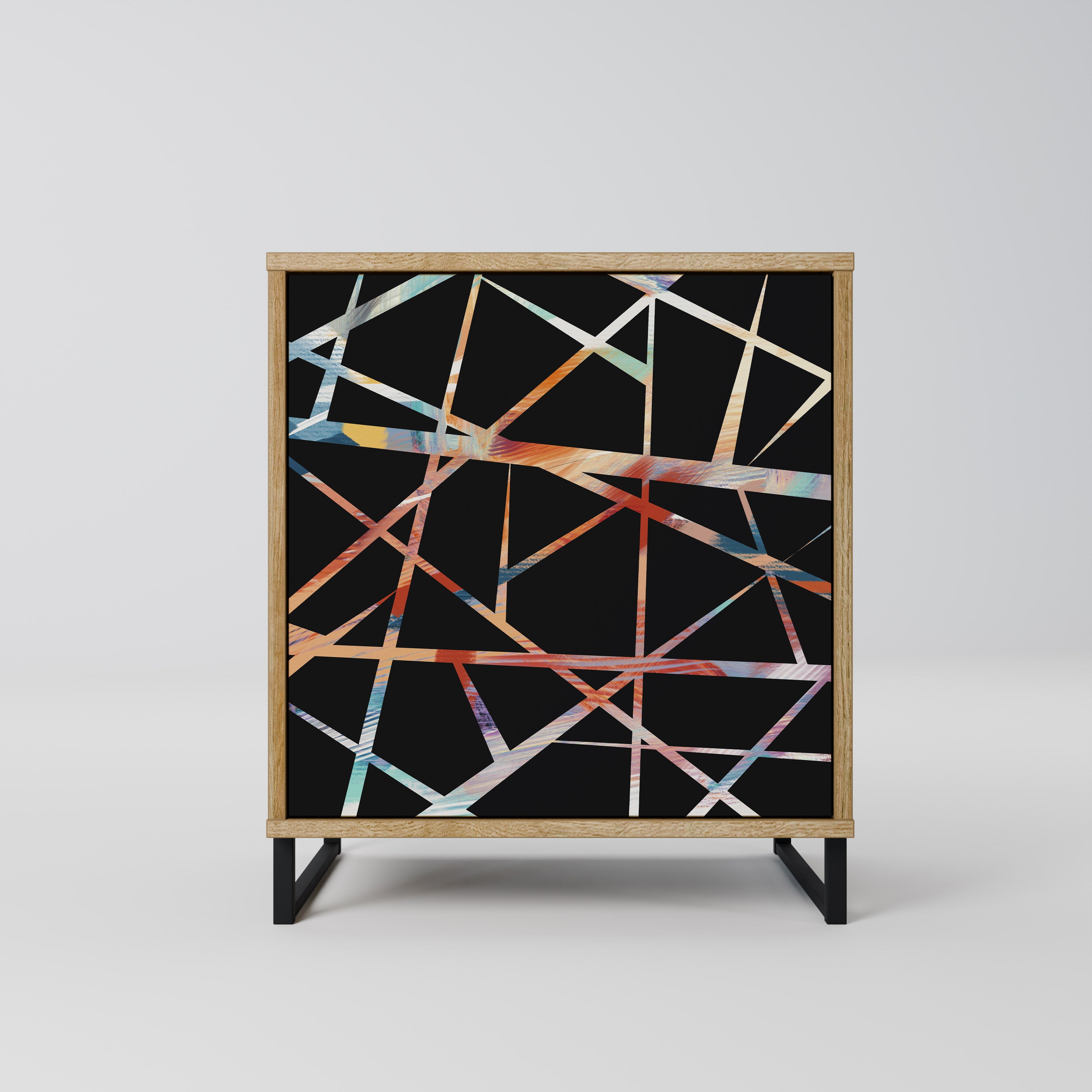 POLYGON VERVE Sideboard mit 1 Tür in Eiche-Optik
