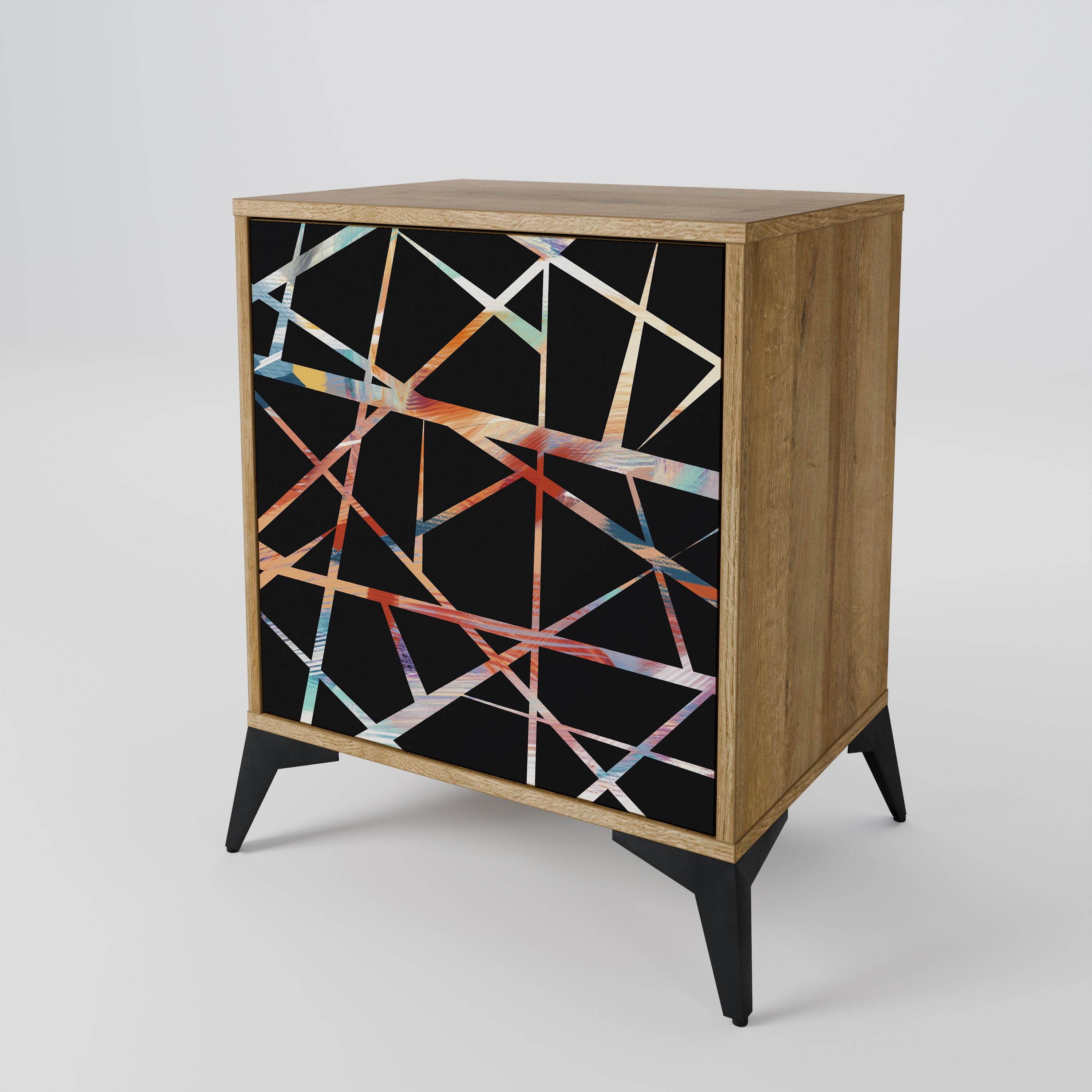 POLYGON VERVE Sideboard mit 1 Tür in Eiche-Optik