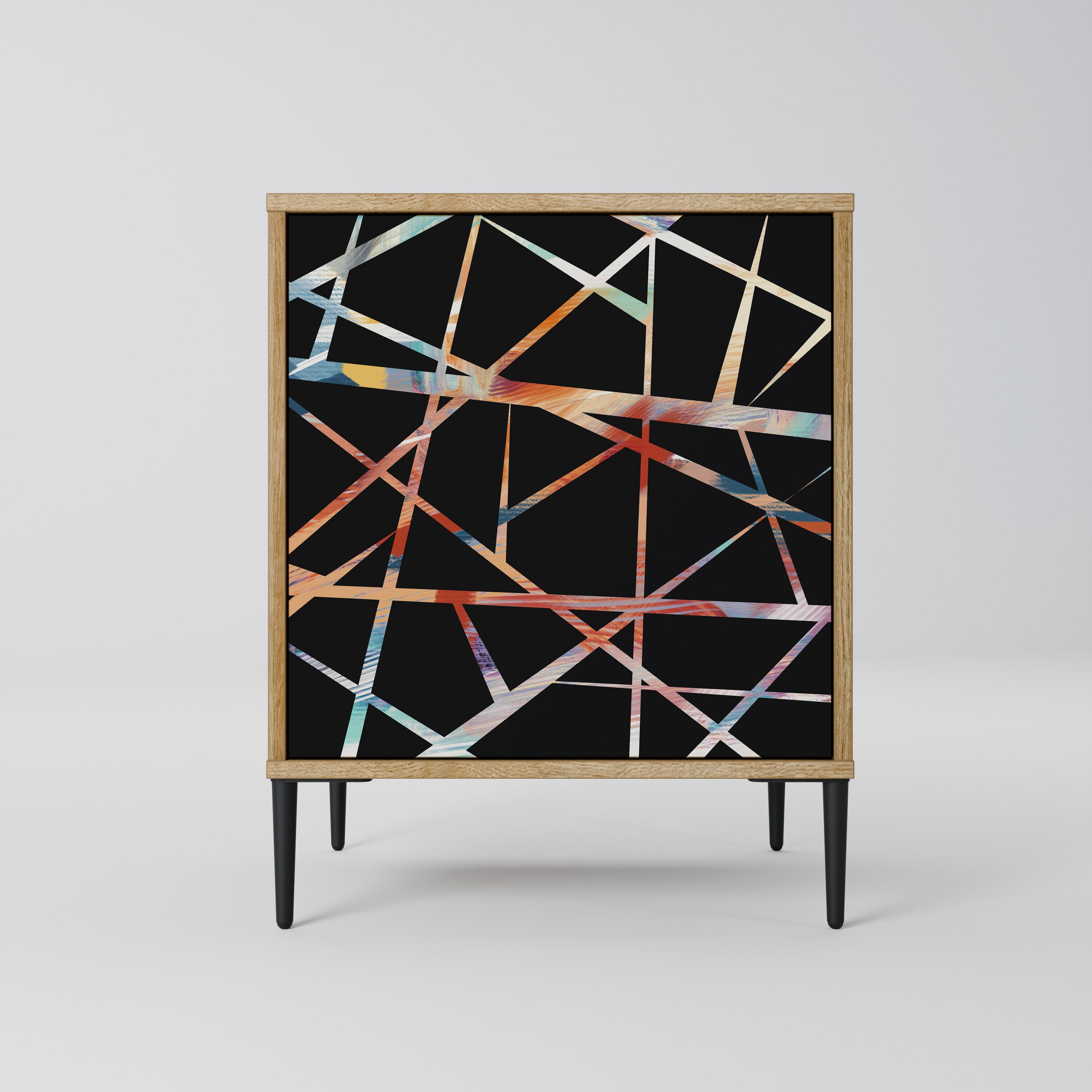 POLYGON VERVE Sideboard mit 1 Tür in Eiche-Optik