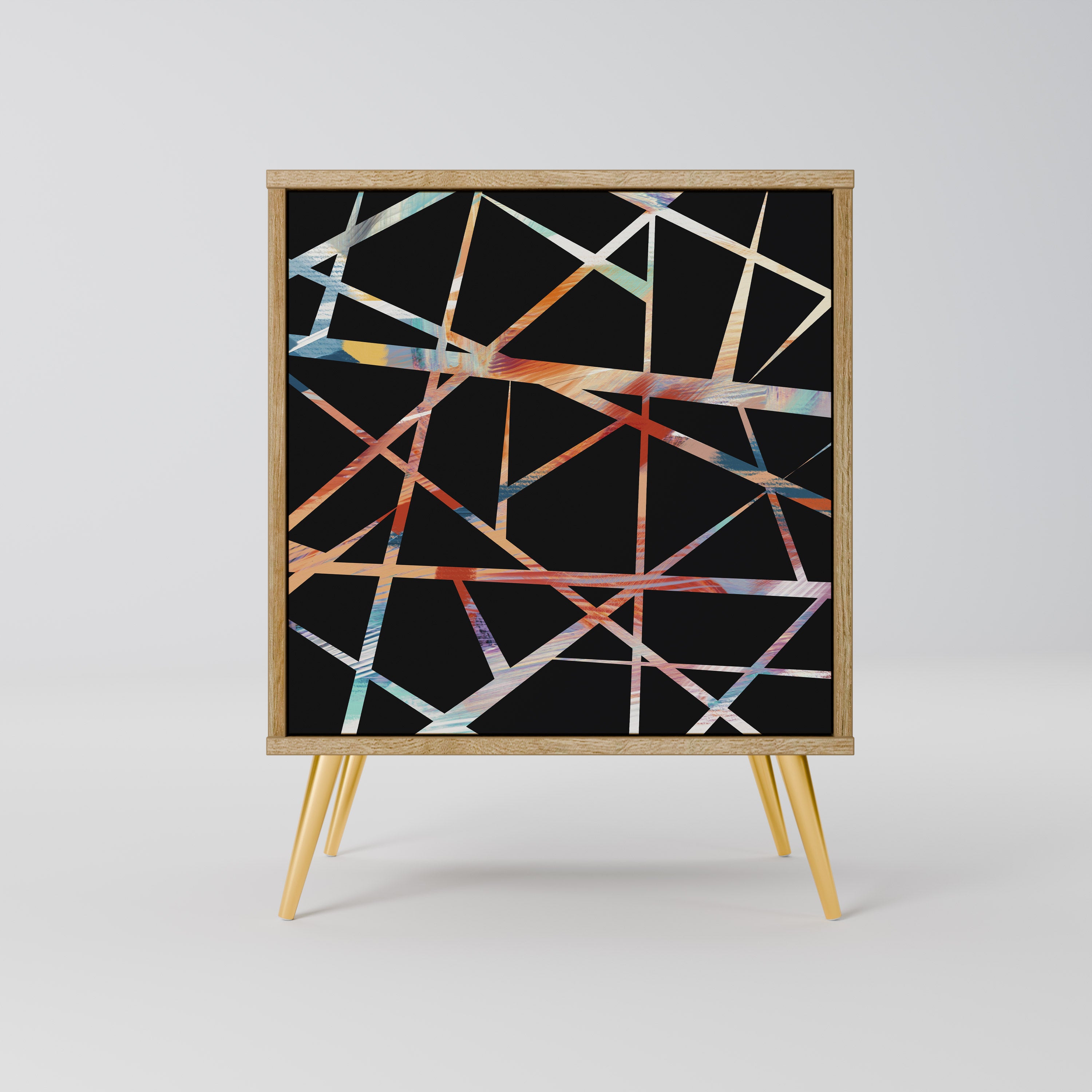 POLYGON VERVE Sideboard mit 1 Tür in Eiche-Optik