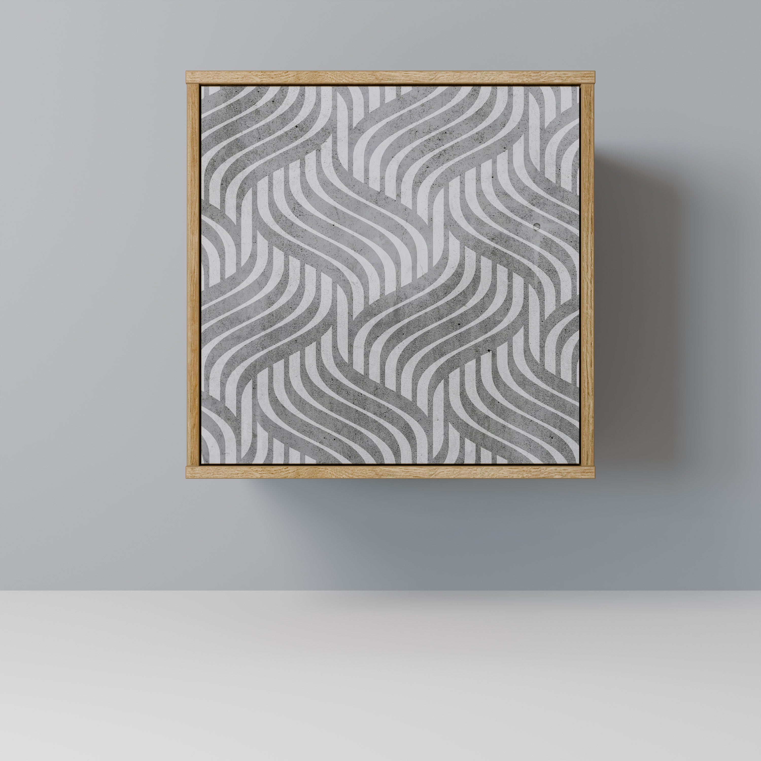 CONCRETE MOVEMENT Sideboard mit 1 Tür in Eiche-Optik