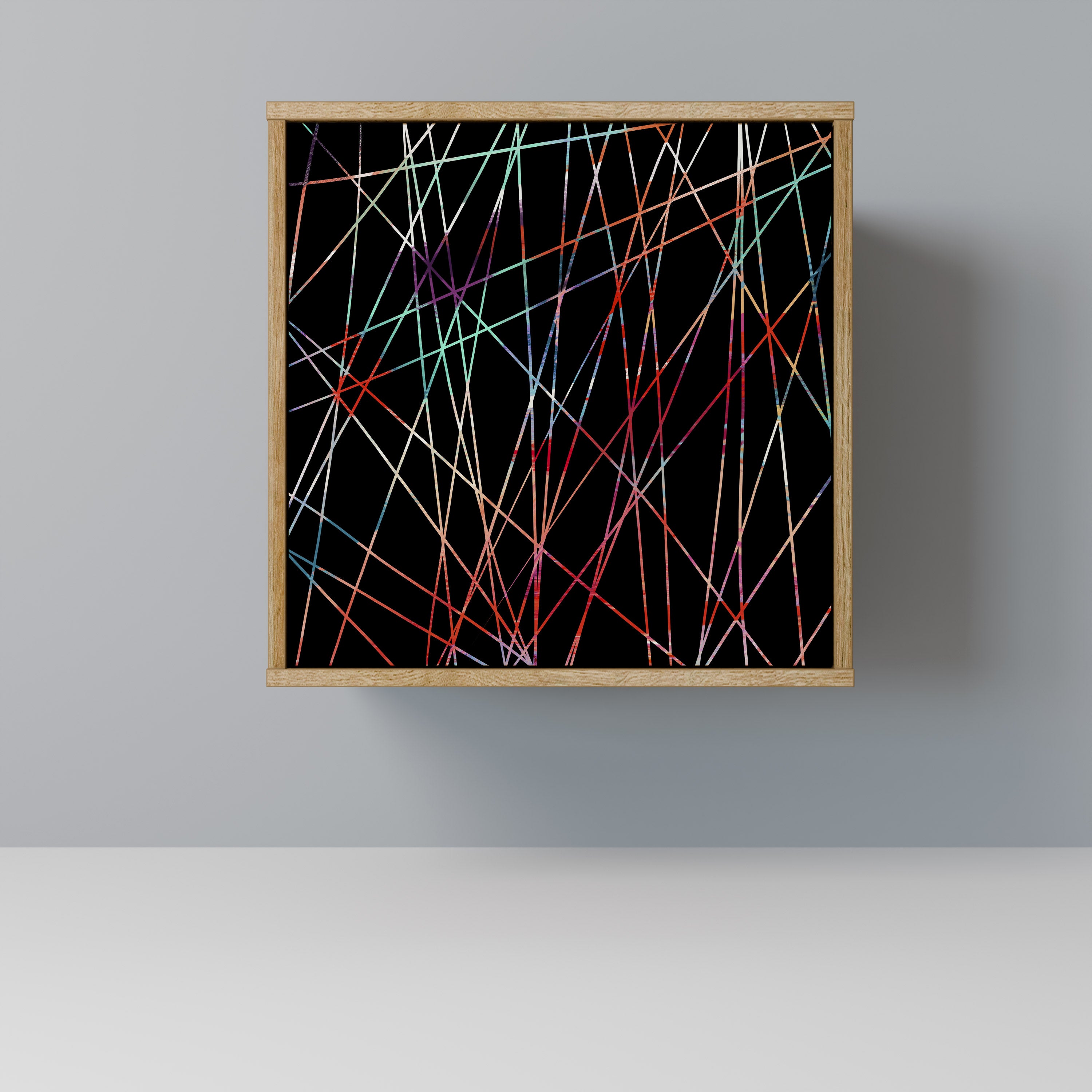 LUMINOUS SNARE Sideboard mit 1 Tür in Eiche-Optik