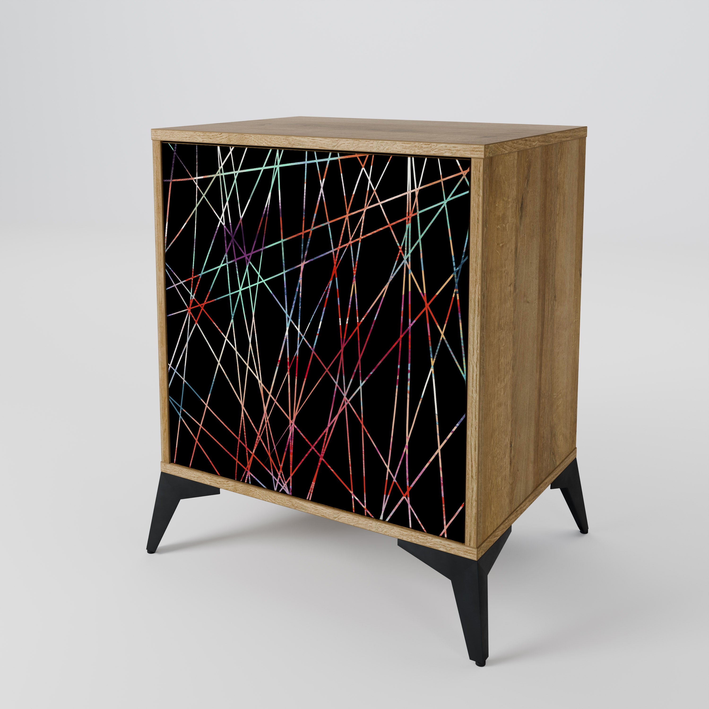 LUMINOUS SNARE Sideboard mit 1 Tür in Eiche-Optik