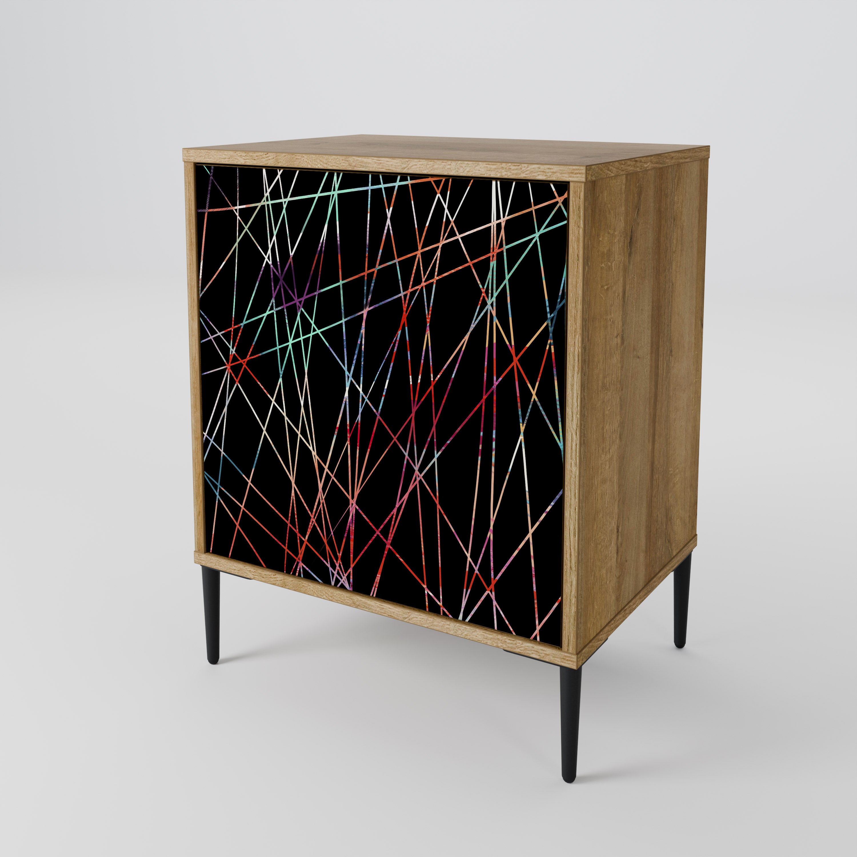 LUMINOUS SNARE Sideboard mit 1 Tür in Eiche-Optik