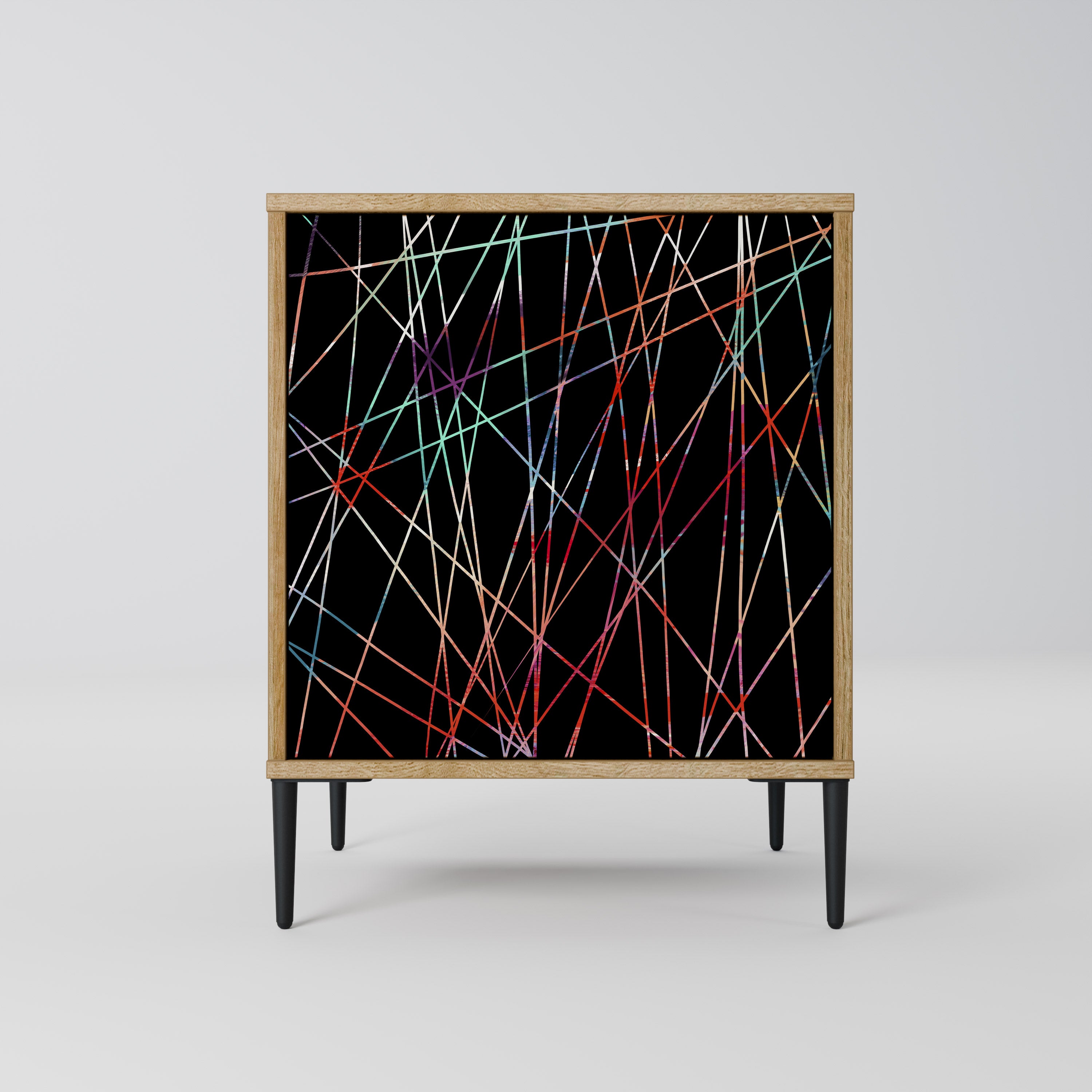 LUMINOUS SNARE Sideboard mit 1 Tür in Eiche-Optik