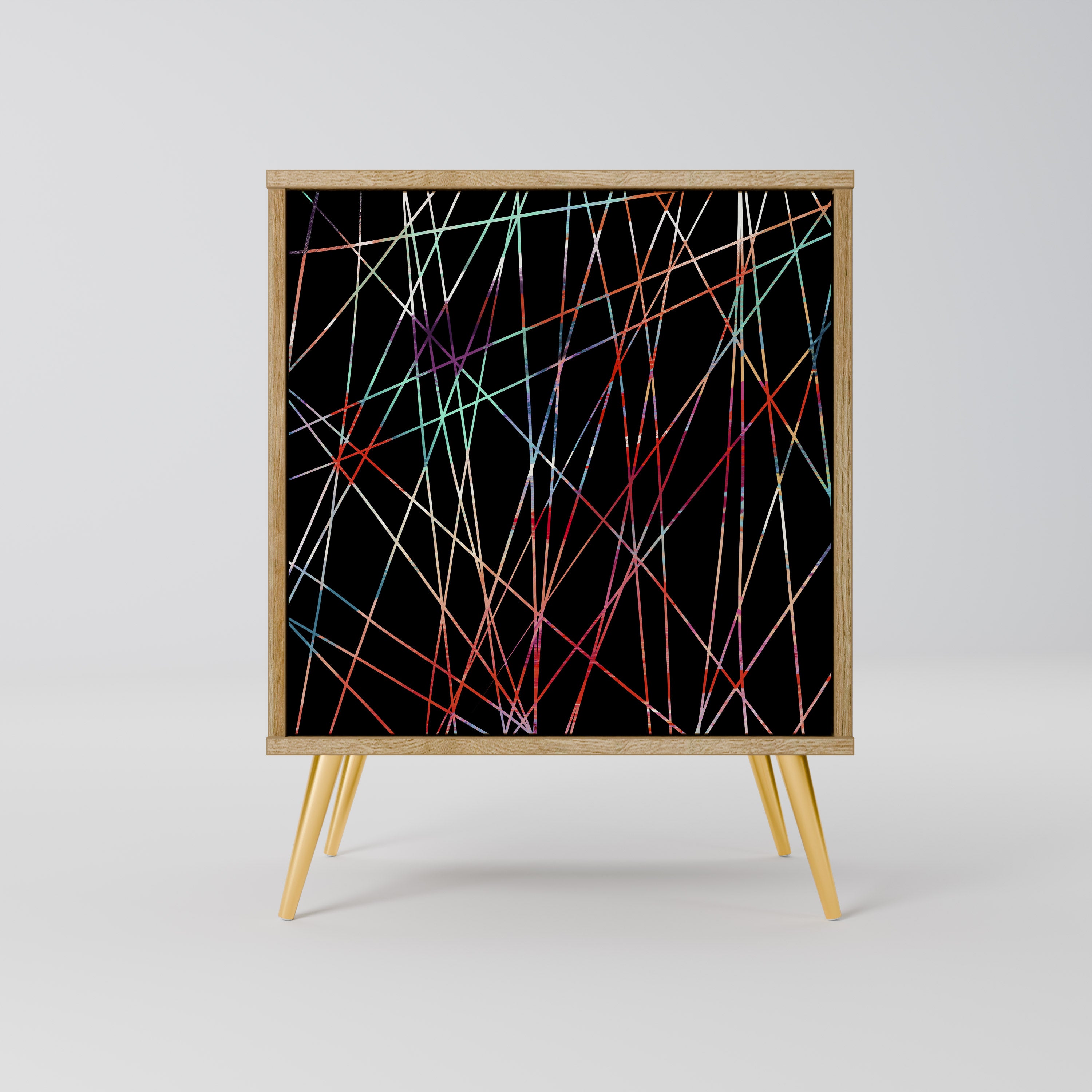 LUMINOUS SNARE Sideboard mit 1 Tür in Eiche-Optik