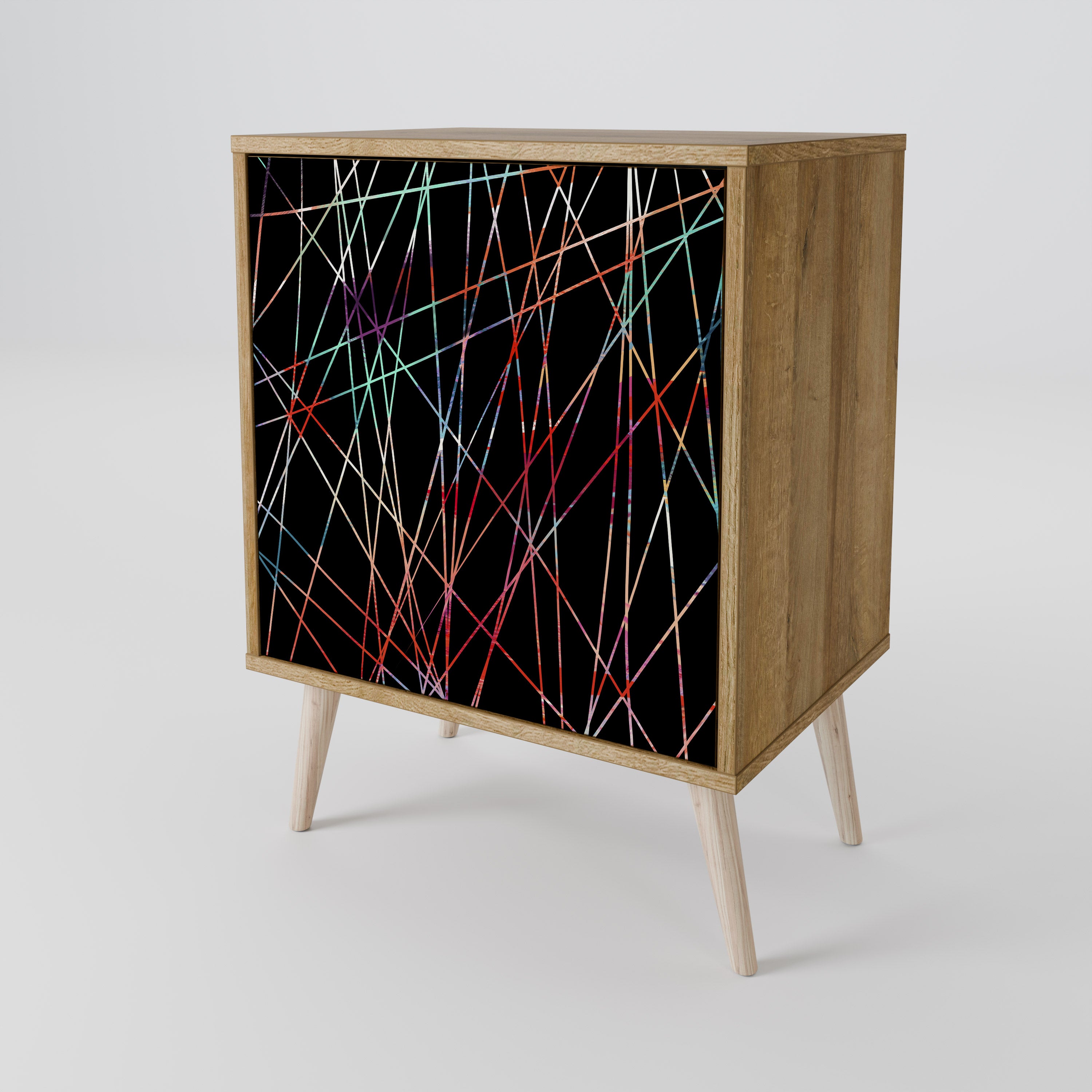 LUMINOUS SNARE Sideboard mit 1 Tür in Eiche-Optik