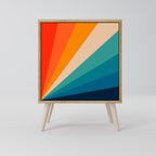 PRISM CONCUSSION Sideboard mit 1 Tür in Eiche-Optik