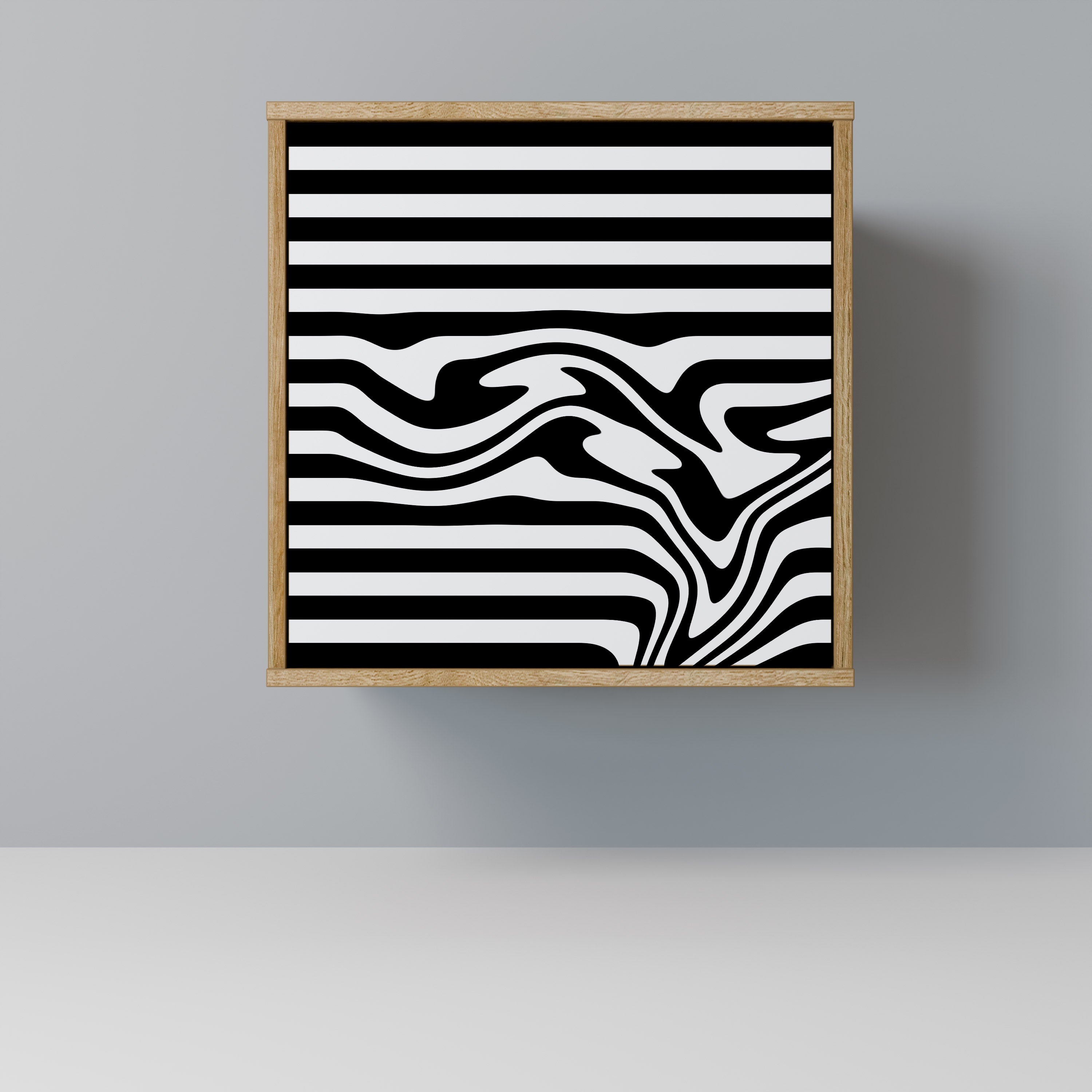 SPECTRA SHOWCASE Sideboard mit 1 Tür in Eiche-Optik