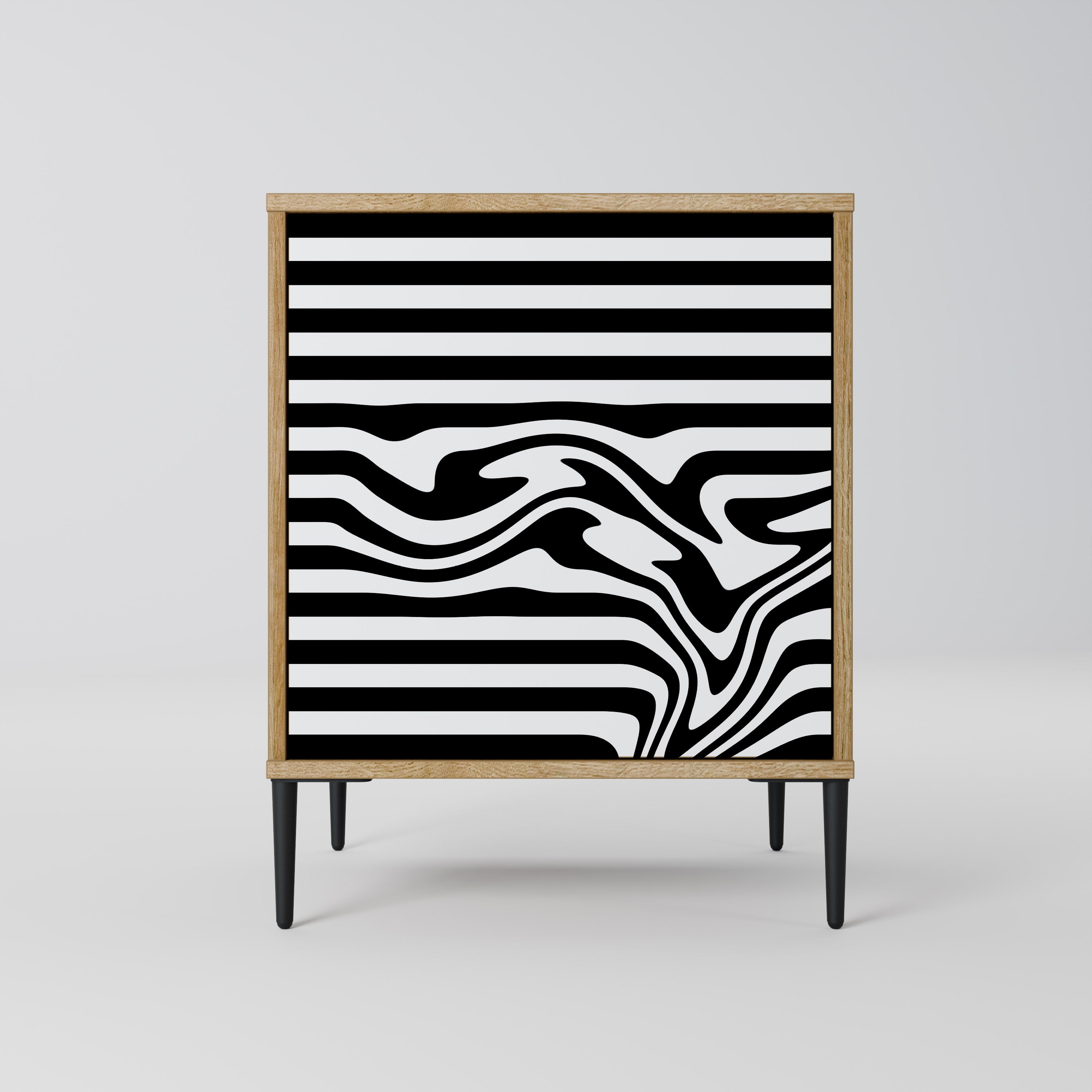 SPECTRA SHOWCASE Sideboard mit 1 Tür in Eiche-Optik