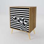 SPECTRA SHOWCASE Sideboard mit 1 Tür in Eiche-Optik