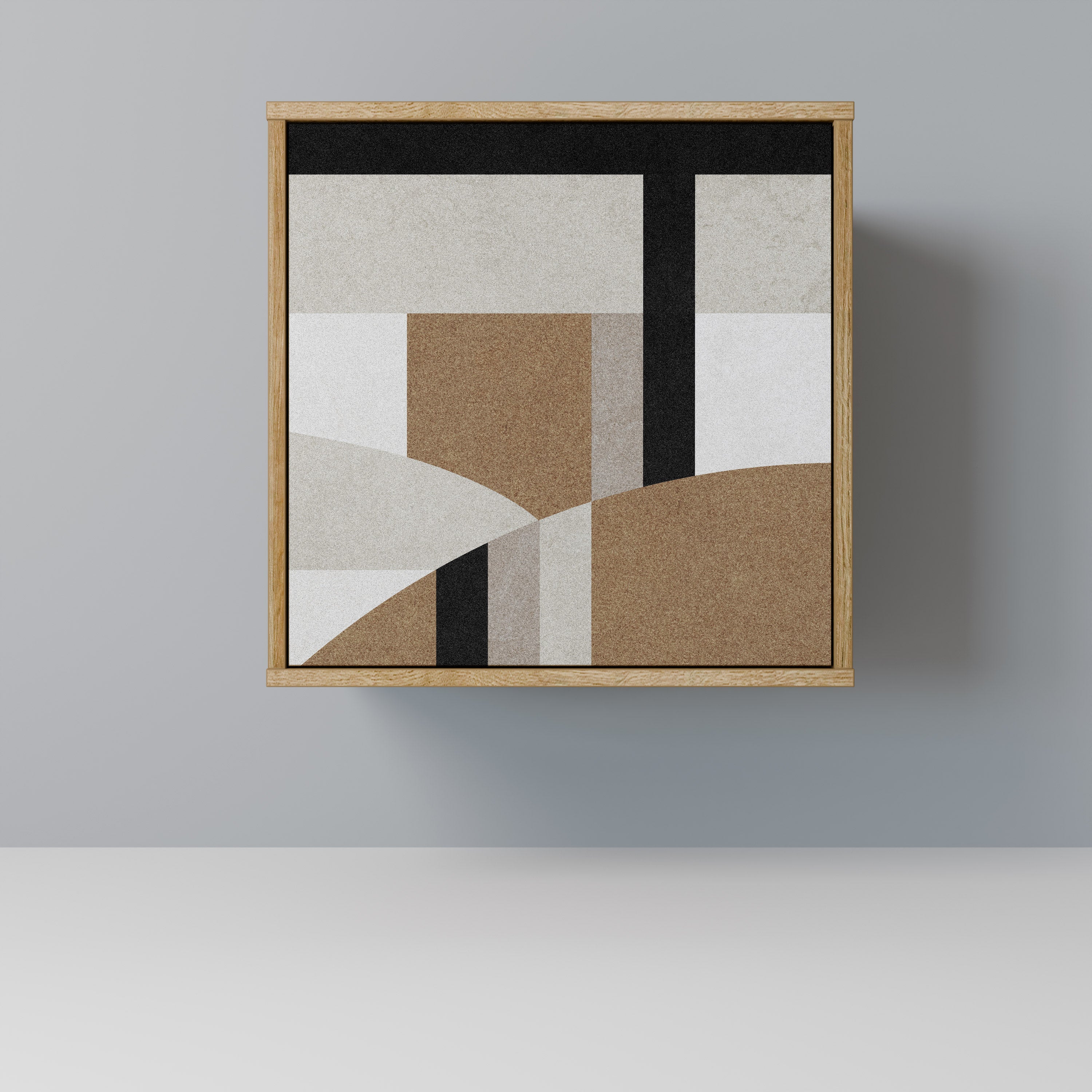 DELICATE MEMENTO Sideboard mit 1 Tür in Eiche-Optik