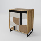 DELICATE MEMENTO 1-Door Sideboard in Oak Effect