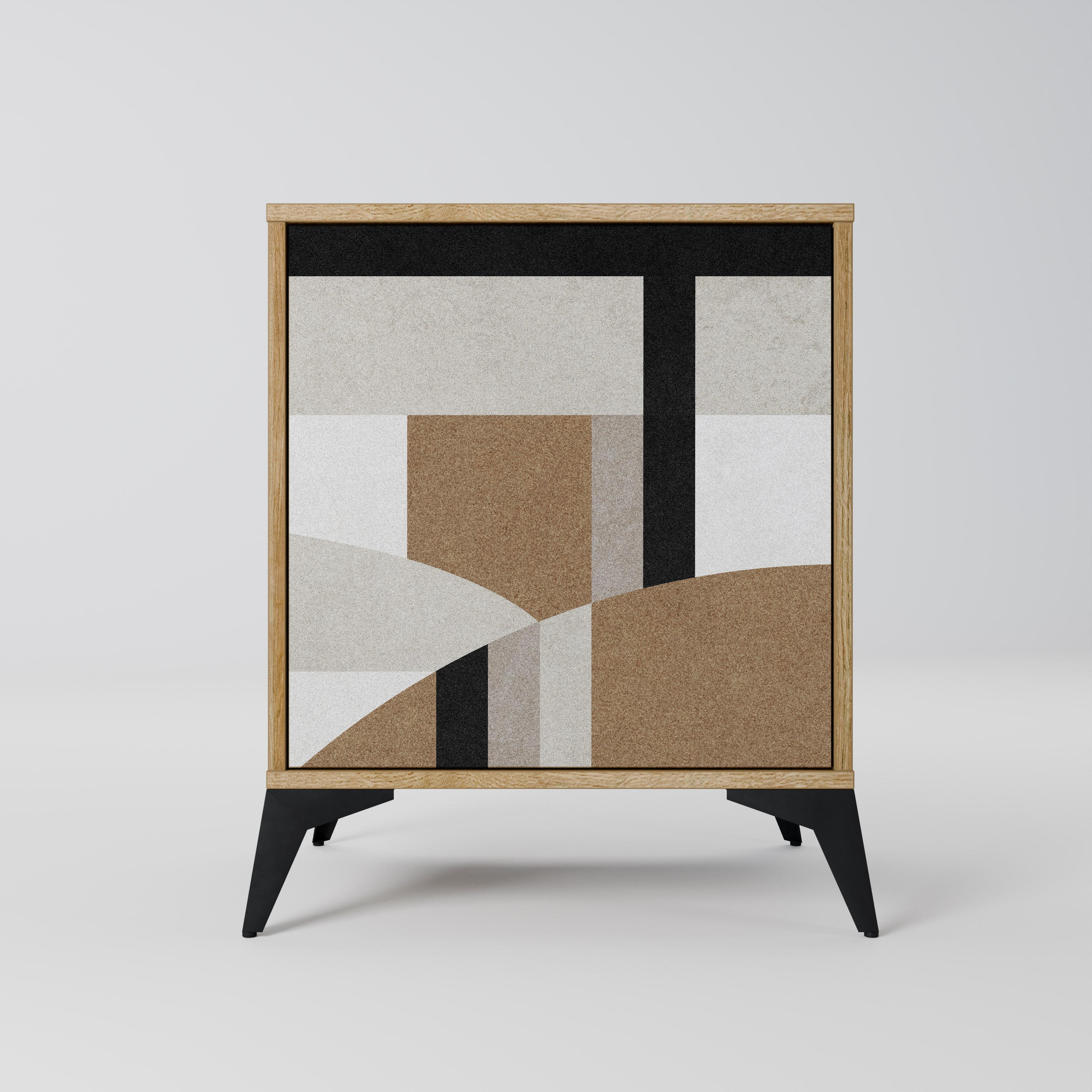 DELICATE MEMENTO Sideboard mit 1 Tür in Eiche-Optik