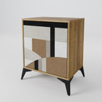 DELICATE MEMENTO 1-Door Sideboard in Oak Effect