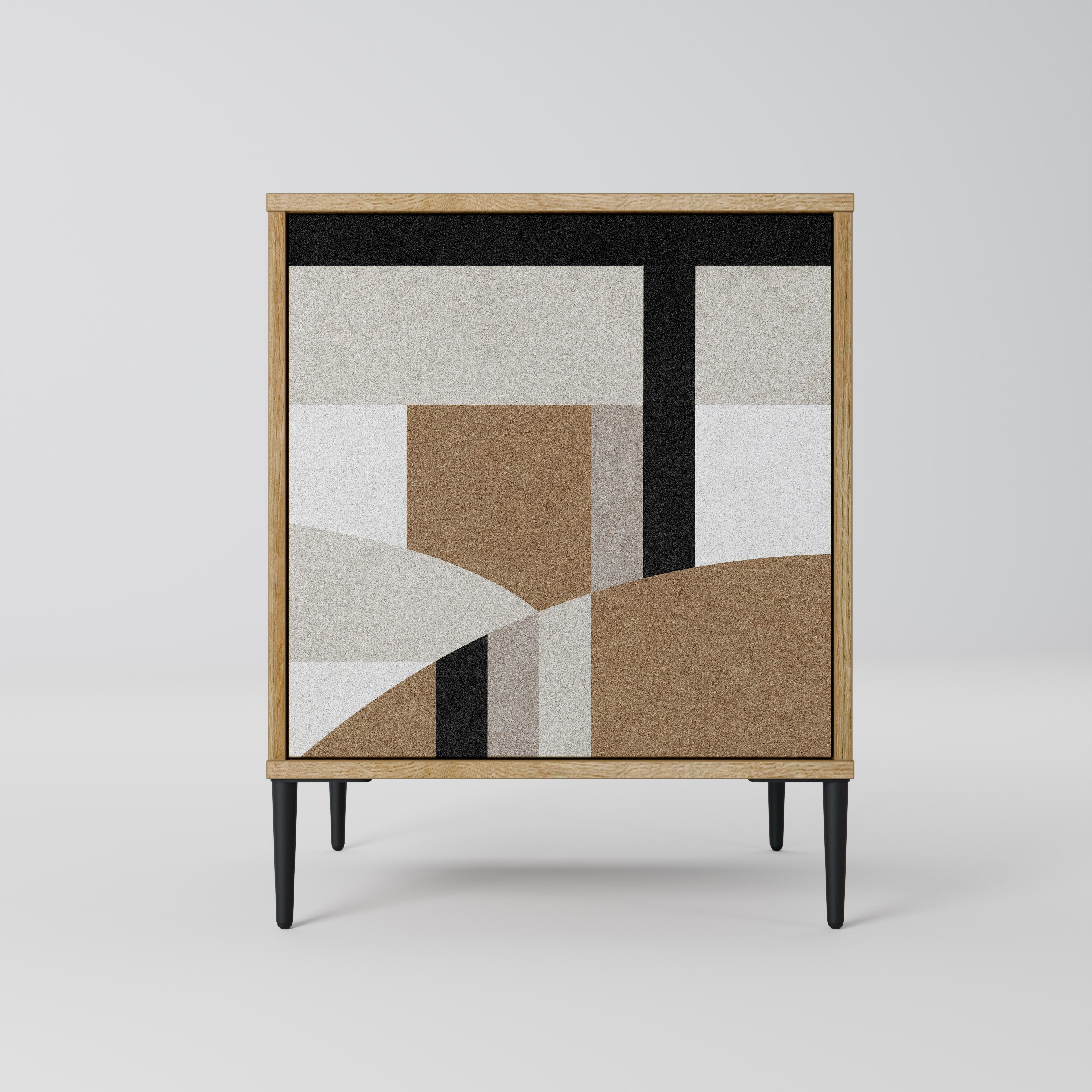 DELICATE MEMENTO Sideboard mit 1 Tür in Eiche-Optik