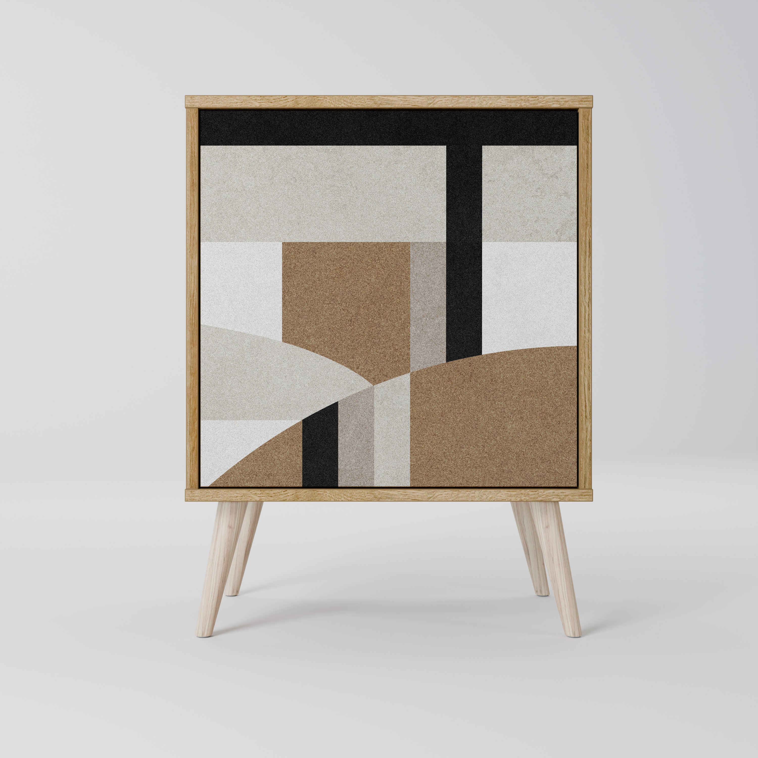 DELICATE MEMENTO Sideboard mit 1 Tür in Eiche-Optik