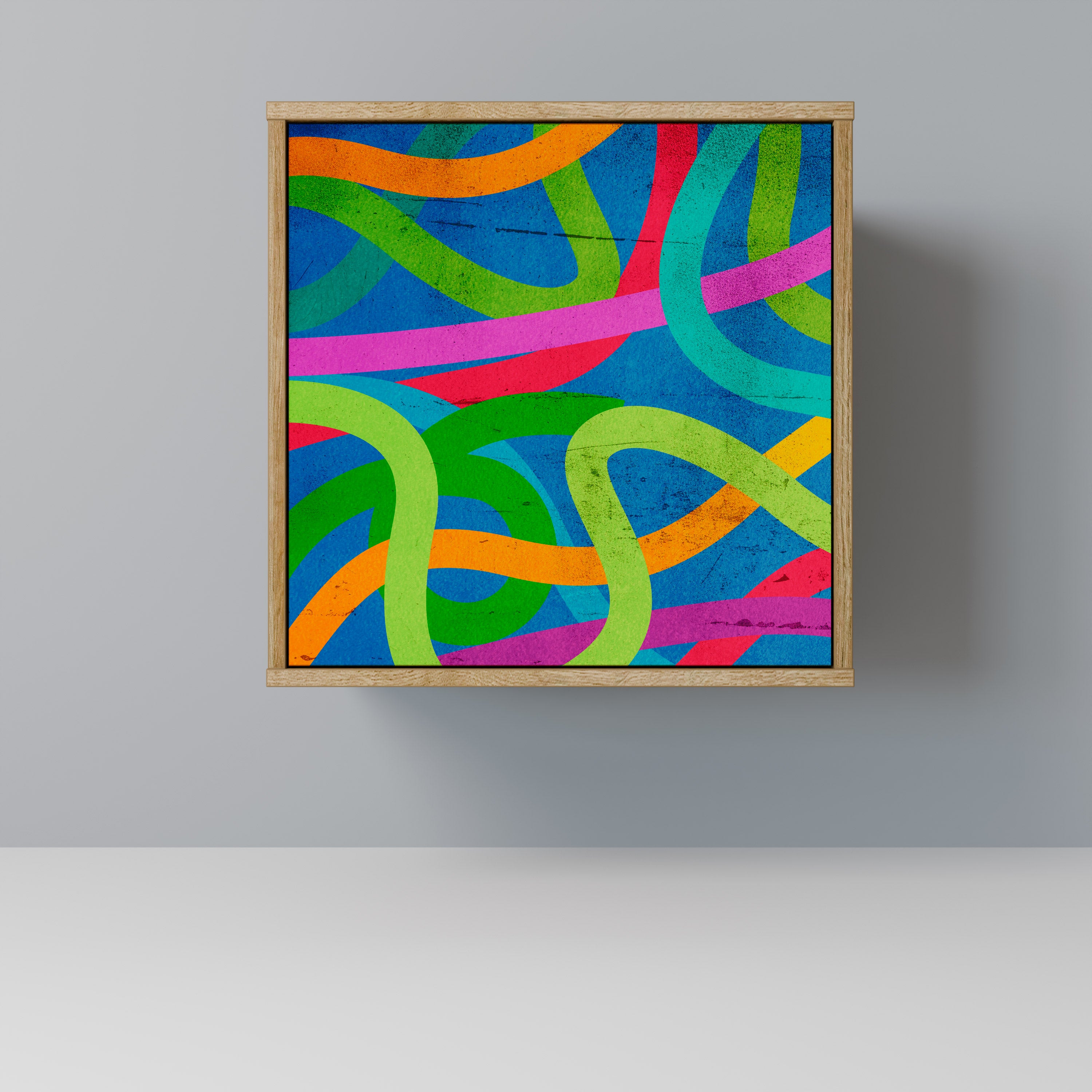 STREAMER TANGLE Sideboard mit 1 Tür in Eiche-Optik