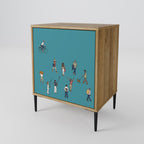 COLLECTIVE STREAM Sideboard mit 1 Tür in Eiche-Optik