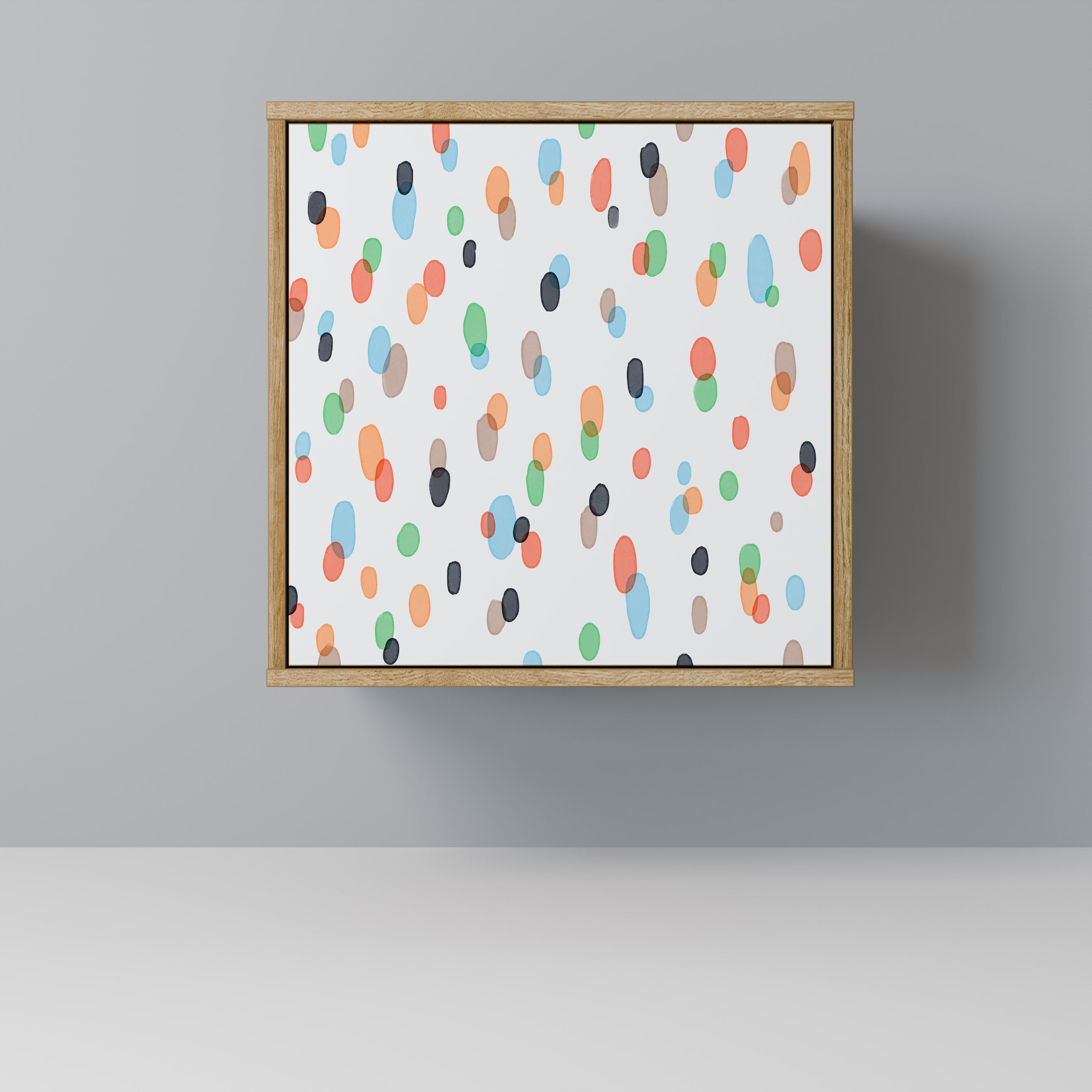 ENERGETIC SPOTS Sideboard mit 1 Tür in Eiche-Optik