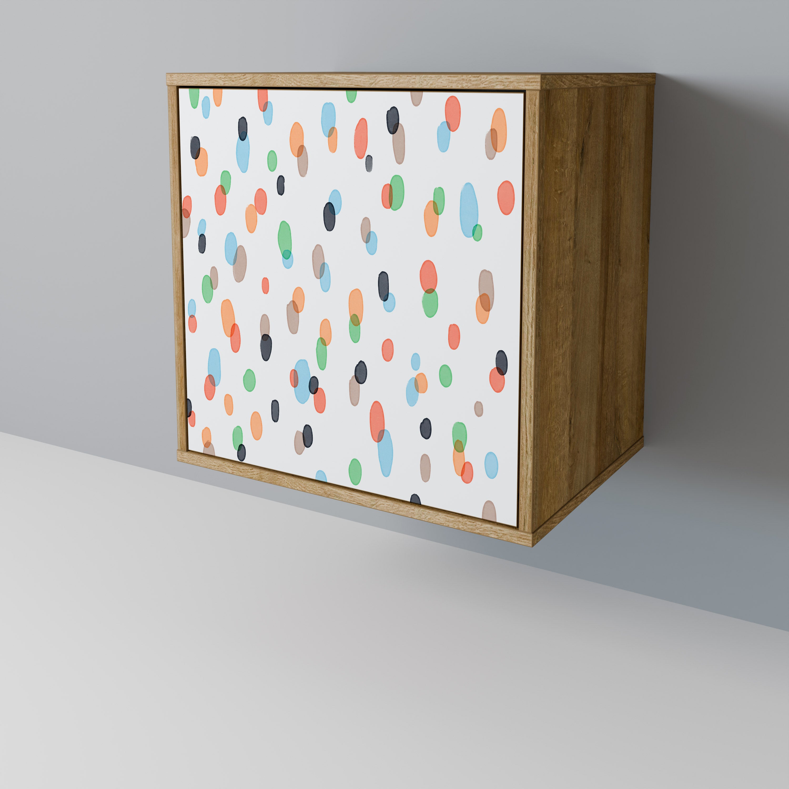 ENERGETIC SPOTS Sideboard mit 1 Tür in Eiche-Optik