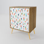 ENERGETIC SPOTS Sideboard mit 1 Tür in Eiche-Optik