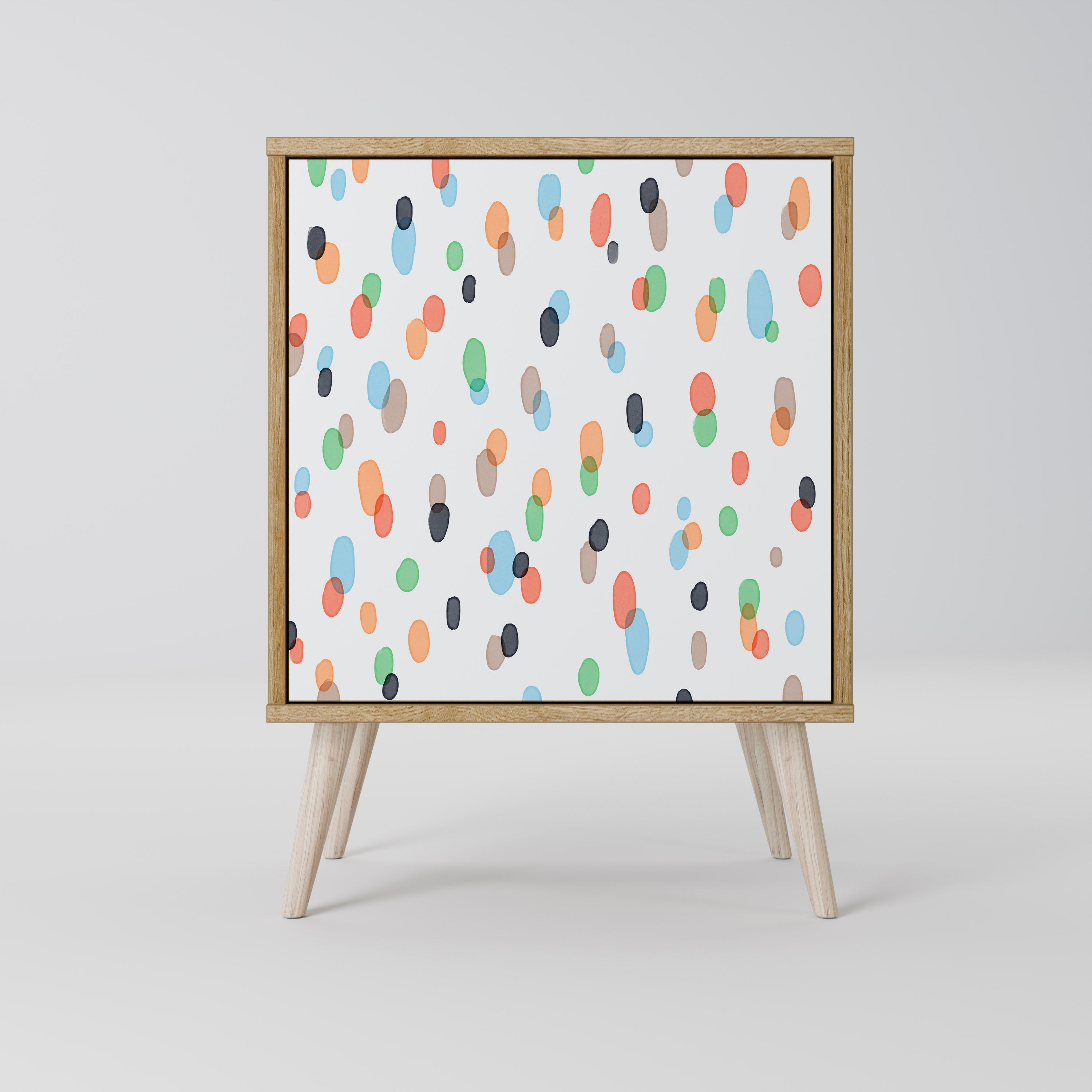 ENERGETIC SPOTS Sideboard mit 1 Tür in Eiche-Optik