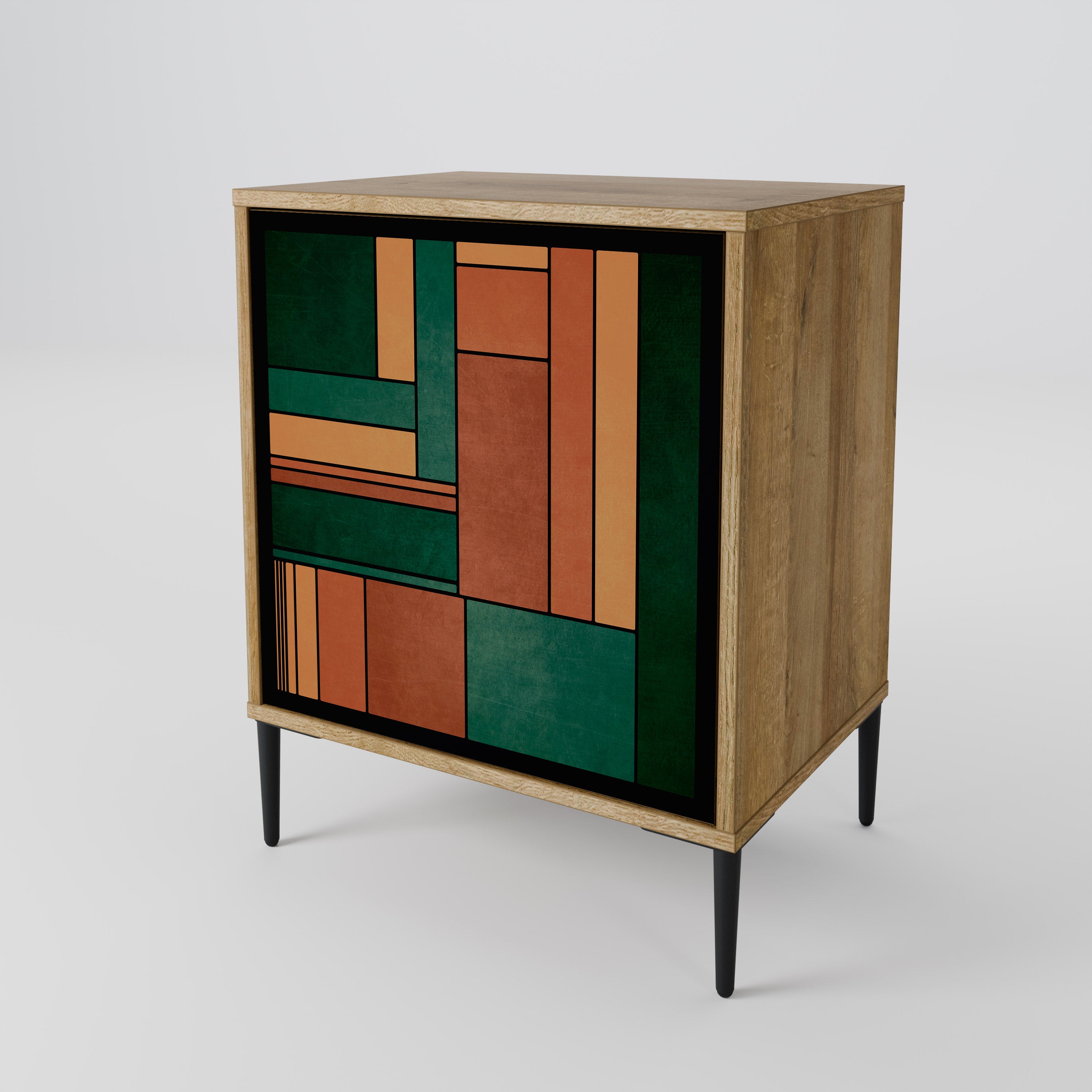 EARTHY FIGURES 1-Door Sideboard