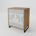 THAI GRAY Sideboard mit 1 Tür in Eiche-Optik