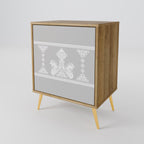 THAI GRAY Sideboard mit 1 Tür in Eiche-Optik