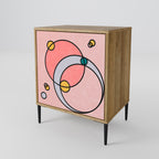 GOSSAMER ECHOES Sideboard mit 1 Tür in Eiche-Optik