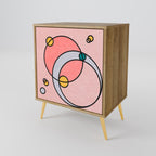 GOSSAMER ECHOES Sideboard mit 1 Tür in Eiche-Optik