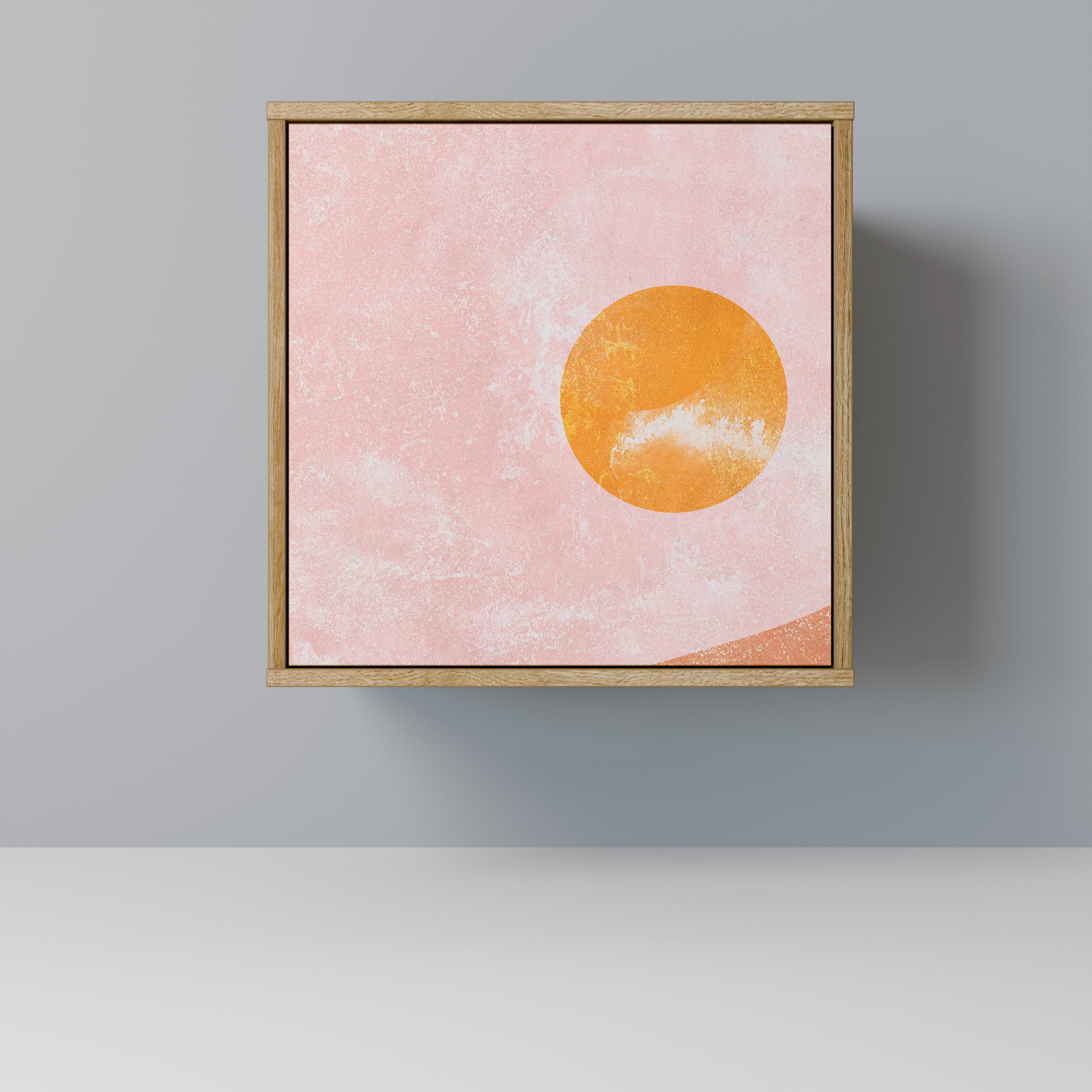 LUMINOUS SUNLIGHT Sideboard mit 1 Tür in Eiche-Optik