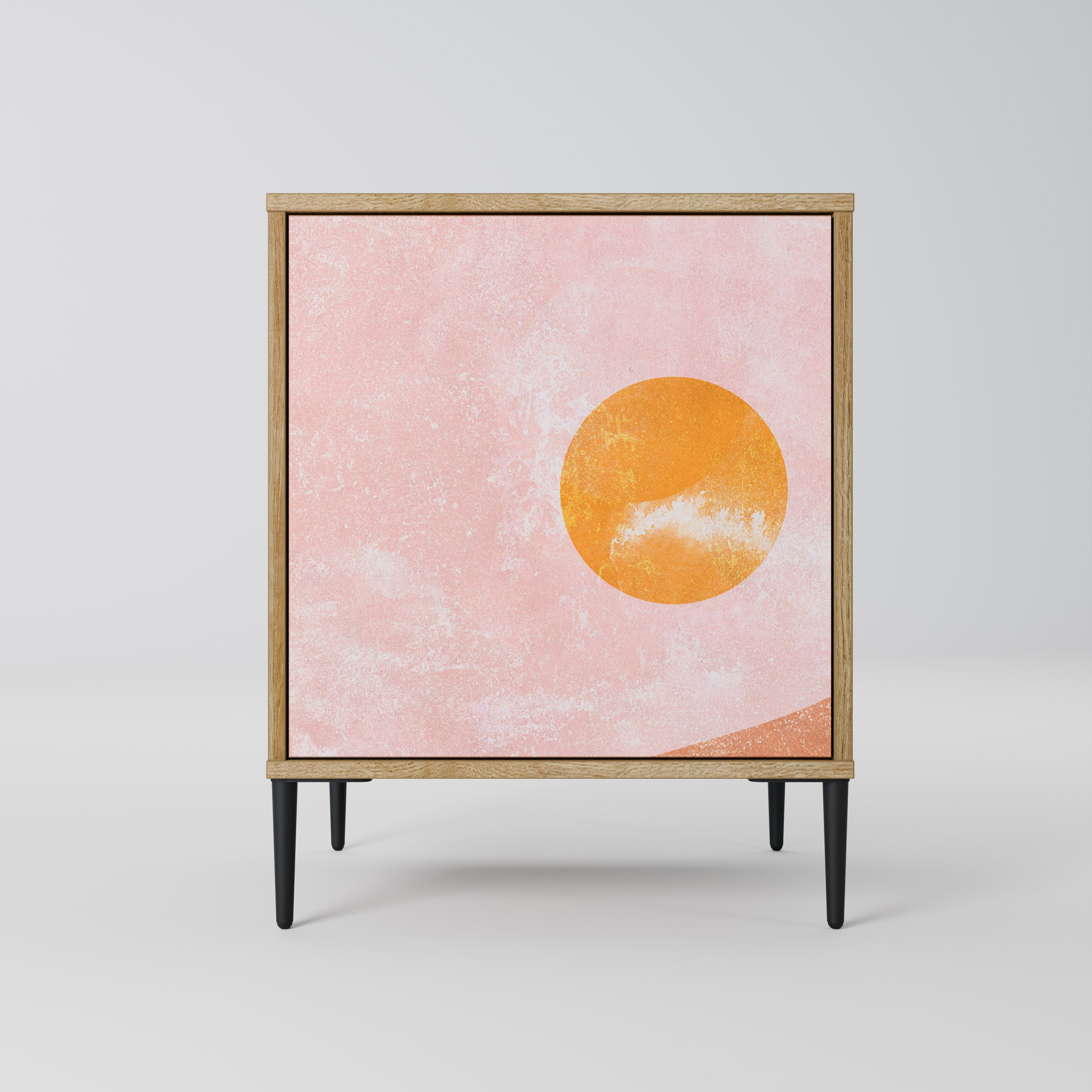 LUMINOUS SUNLIGHT Sideboard mit 1 Tür in Eiche-Optik