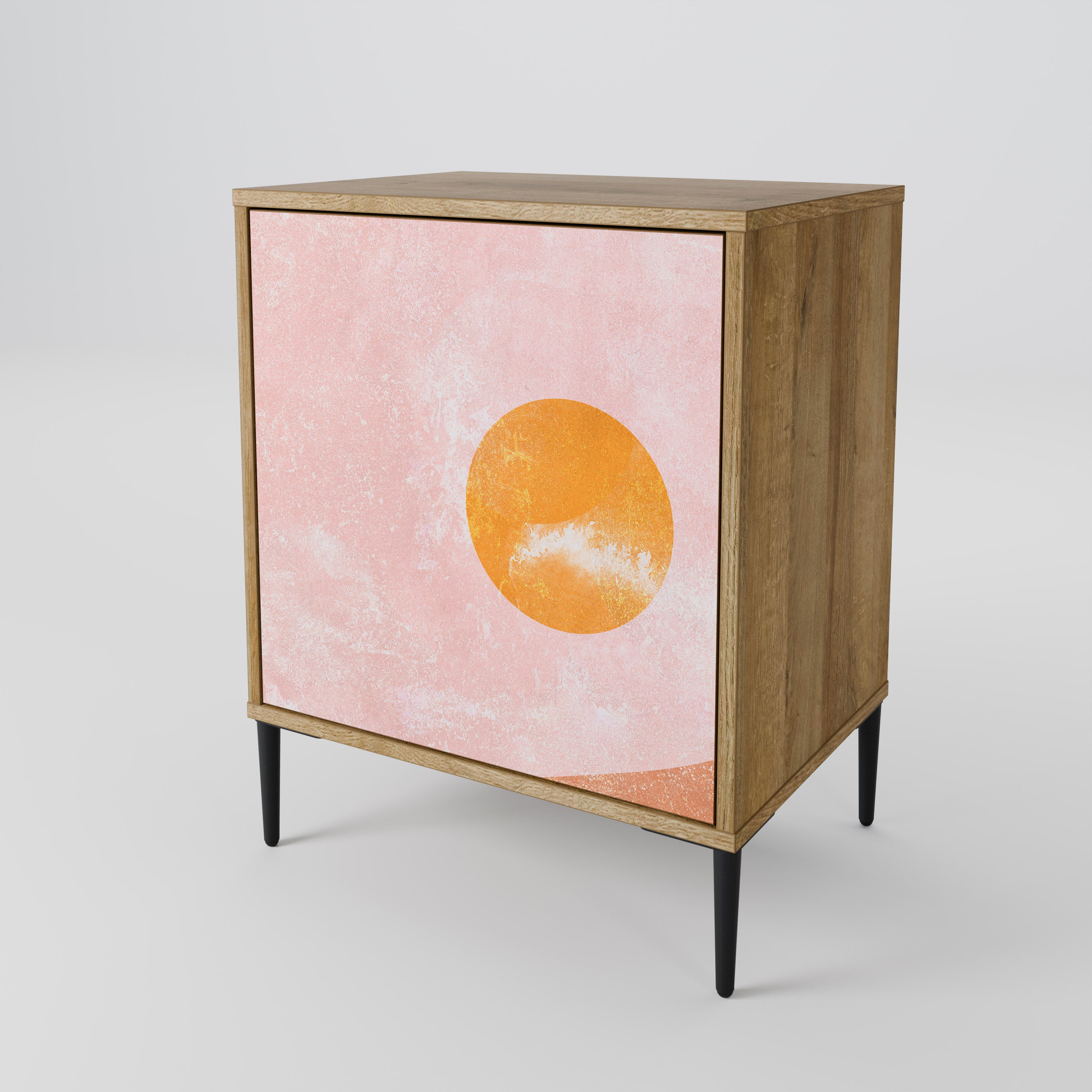 LUMINOUS SUNLIGHT Sideboard mit 1 Tür in Eiche-Optik