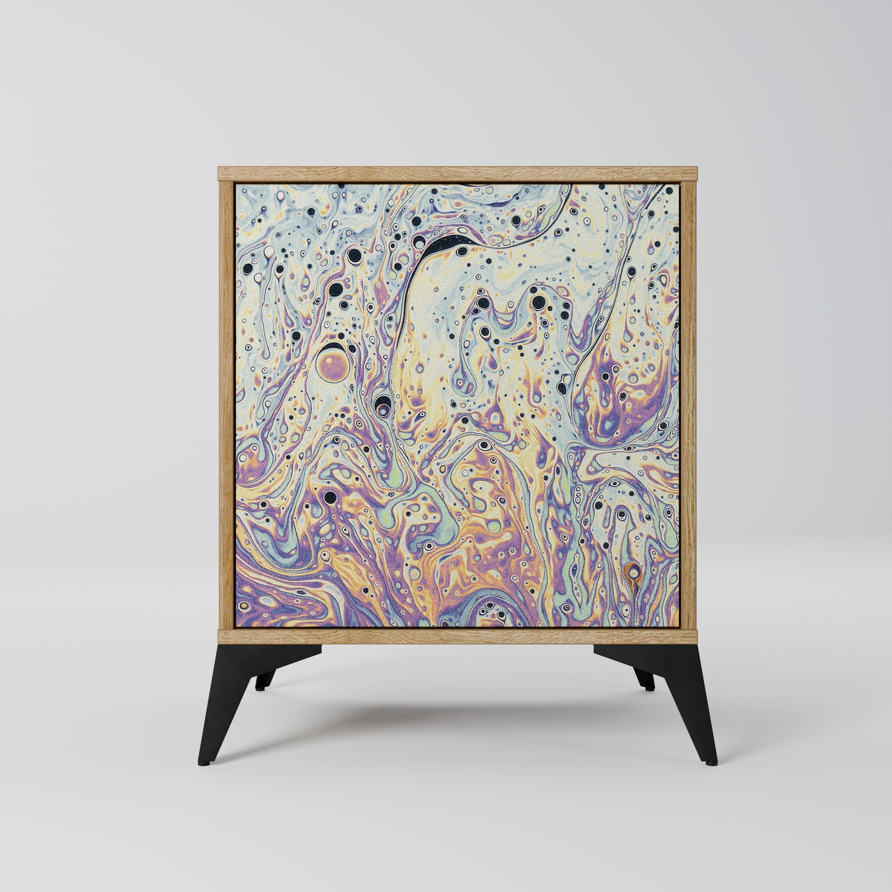 MOSAIC OF COLORS Sideboard mit 1 Tür in Eiche-Optik