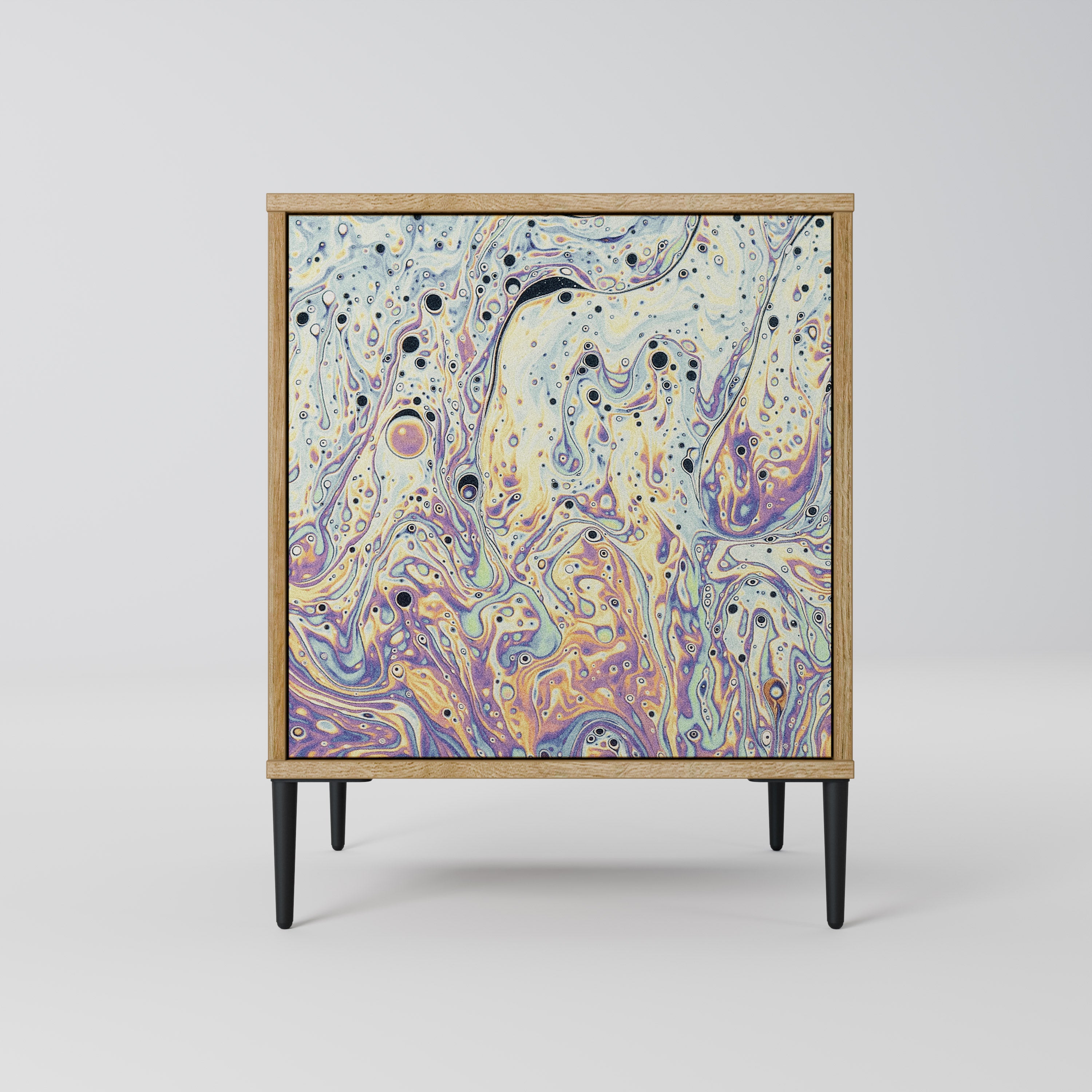 MOSAIC OF COLORS Sideboard mit 1 Tür in Eiche-Optik