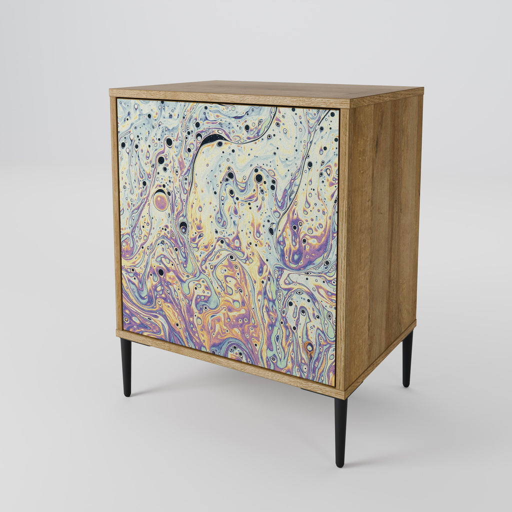 MOSAIC OF COLORS Sideboard mit 1 Tür in Eiche-Optik