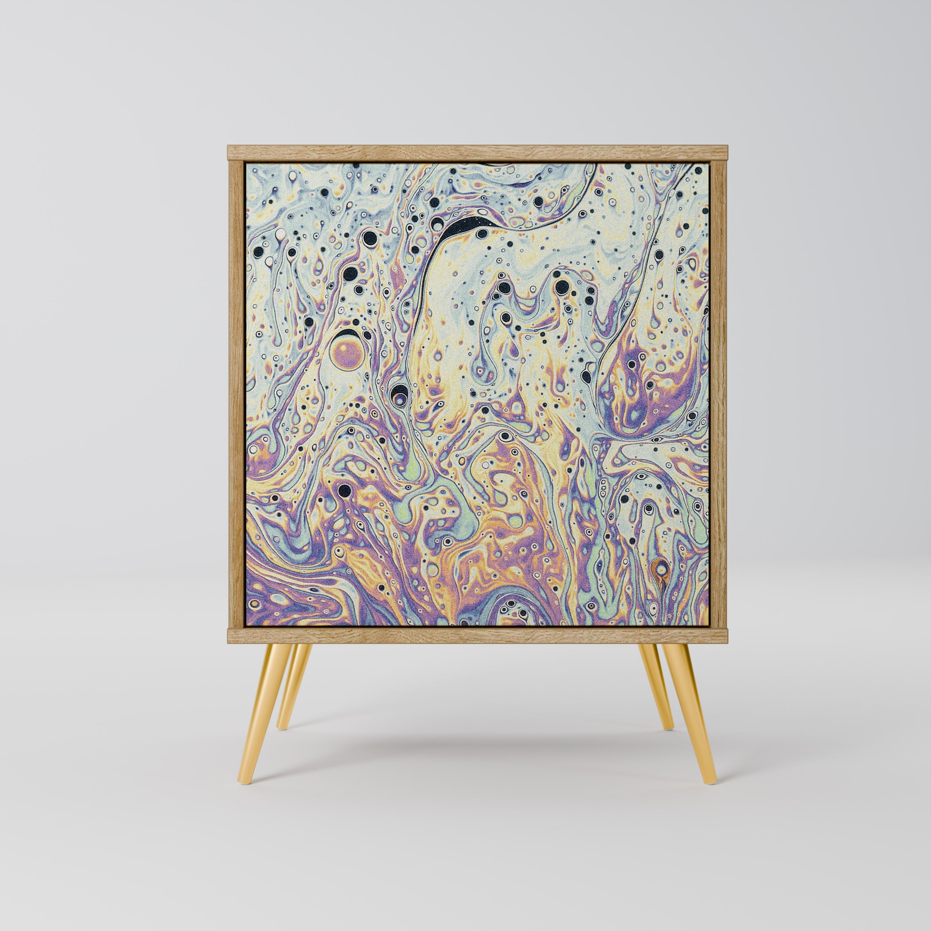 MOSAIC OF COLORS Sideboard mit 1 Tür in Eiche-Optik