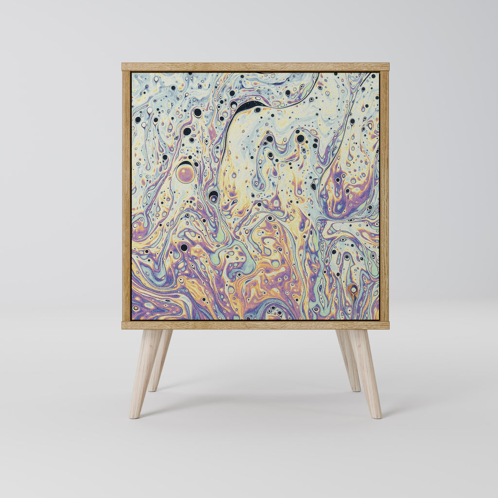 MOSAIC OF COLORS Sideboard mit 1 Tür in Eiche-Optik