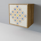 PATTERNED PRISM Sideboard mit 1 Tür in Eiche-Optik